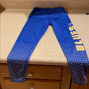 Stl blues leggings size 10/ 12 girls